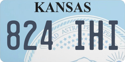 KS license plate 824IHI