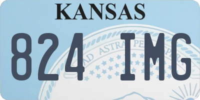 KS license plate 824IMG