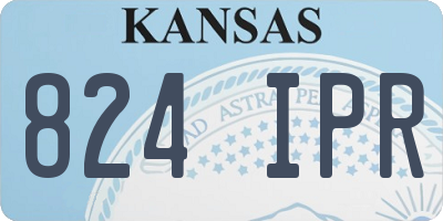 KS license plate 824IPR
