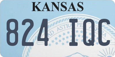 KS license plate 824IQC