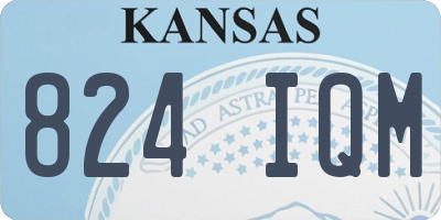 KS license plate 824IQM