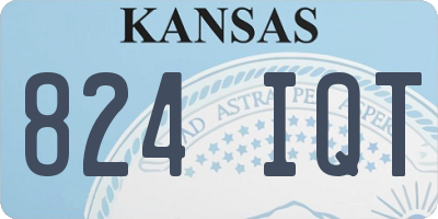 KS license plate 824IQT