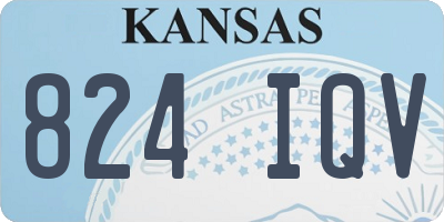 KS license plate 824IQV