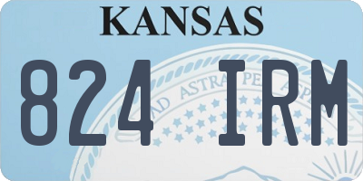 KS license plate 824IRM