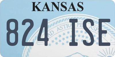 KS license plate 824ISE
