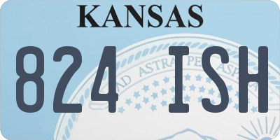 KS license plate 824ISH