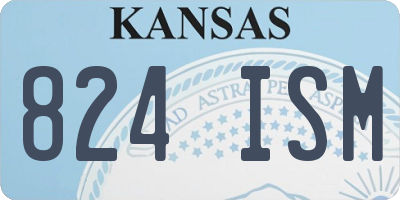 KS license plate 824ISM