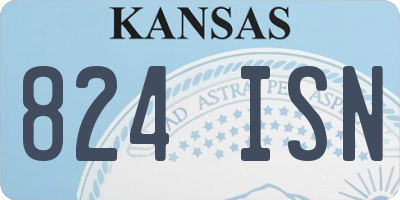 KS license plate 824ISN
