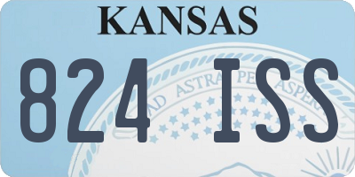 KS license plate 824ISS