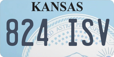 KS license plate 824ISV