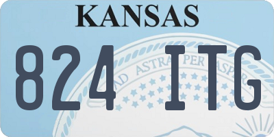 KS license plate 824ITG