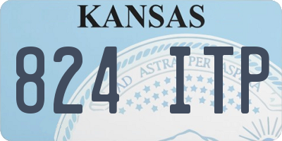KS license plate 824ITP