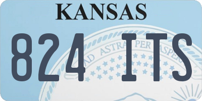 KS license plate 824ITS