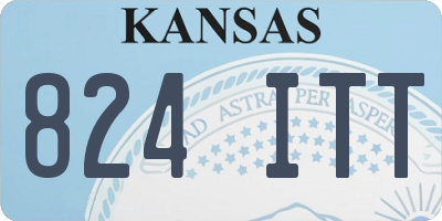 KS license plate 824ITT