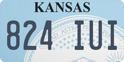 KS license plate 824IUI