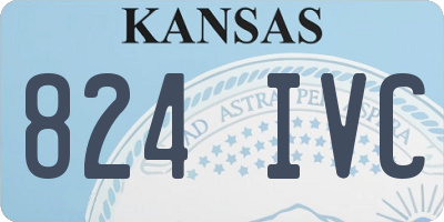 KS license plate 824IVC