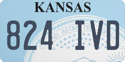 KS license plate 824IVD
