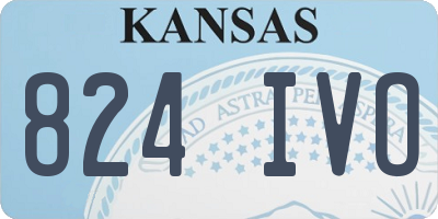 KS license plate 824IVO