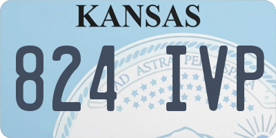 KS license plate 824IVP