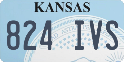 KS license plate 824IVS