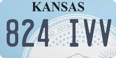 KS license plate 824IVV