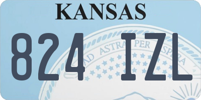 KS license plate 824IZL
