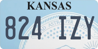 KS license plate 824IZY