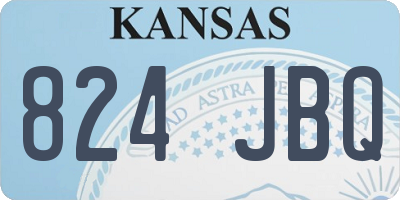KS license plate 824JBQ