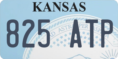 KS license plate 825ATP
