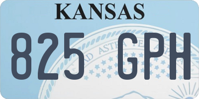 KS license plate 825GPH