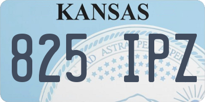 KS license plate 825IPZ