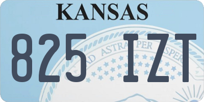 KS license plate 825IZT