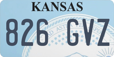 KS license plate 826GVZ