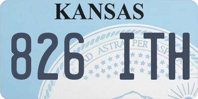 KS license plate 826ITH