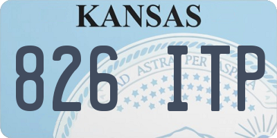 KS license plate 826ITP