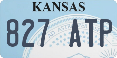 KS license plate 827ATP