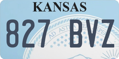 KS license plate 827BVZ