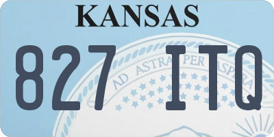 KS license plate 827ITQ