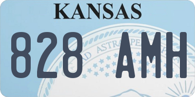KS license plate 828AMH