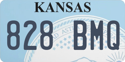 KS license plate 828BMQ