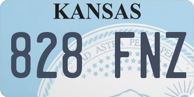 KS license plate 828FNZ