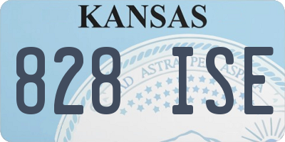 KS license plate 828ISE