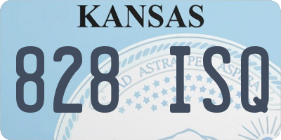 KS license plate 828ISQ