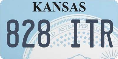 KS license plate 828ITR