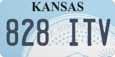 KS license plate 828ITV