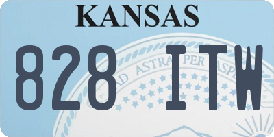 KS license plate 828ITW