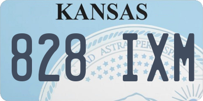 KS license plate 828IXM