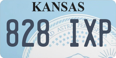 KS license plate 828IXP