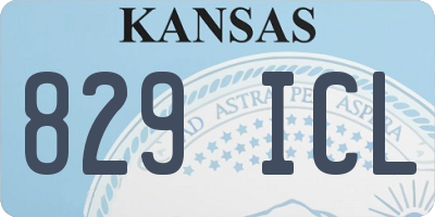 KS license plate 829ICL