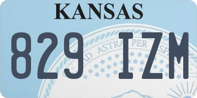KS license plate 829IZM